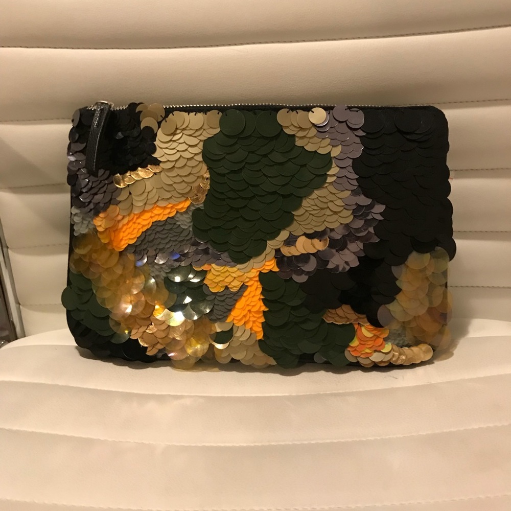(Last one)ZARA Sequined belt bag clutch - Picture 7 of 8